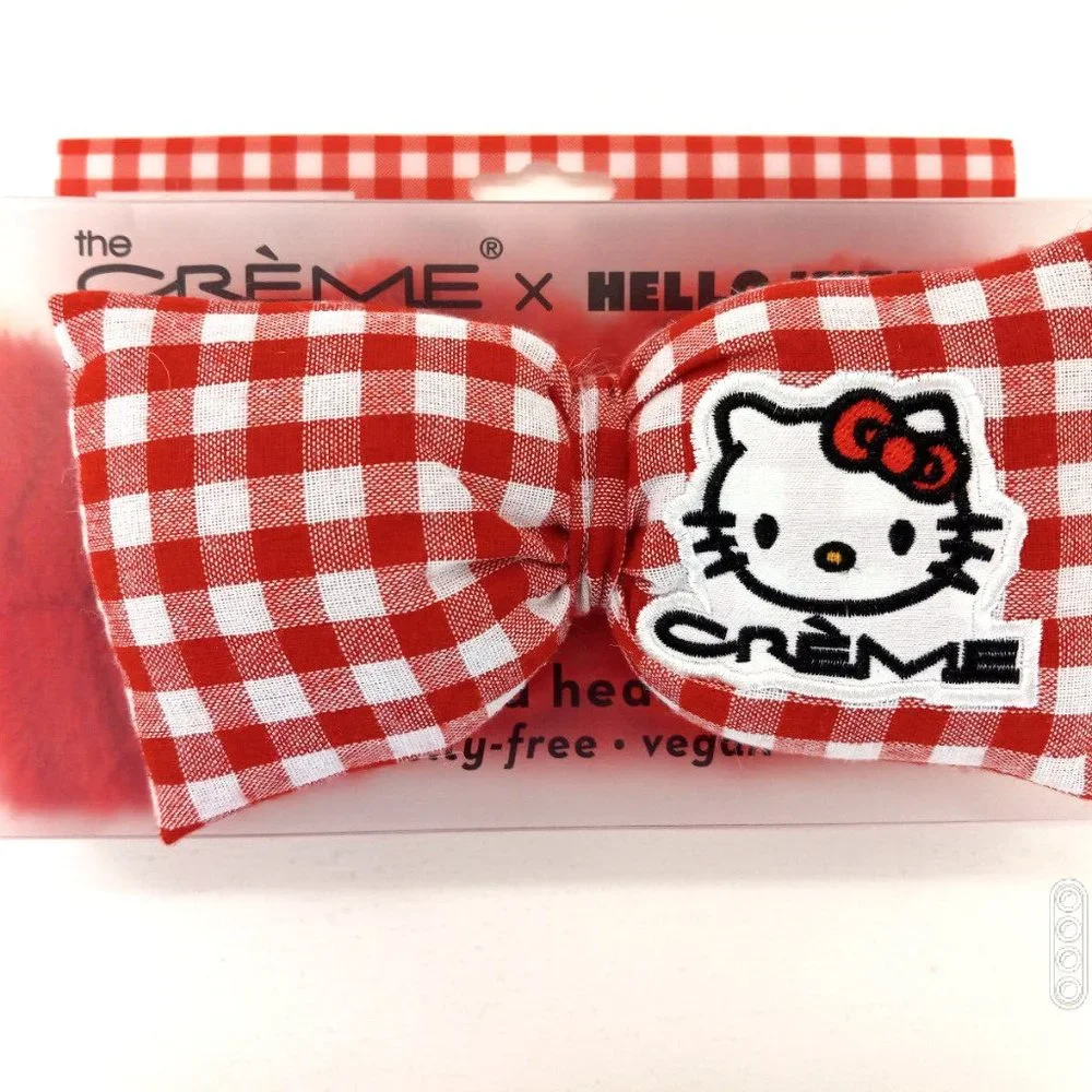 Hello Kitty x Creme Shop Beauty Bundle Cotton Pad Jars Headband Nail File Set